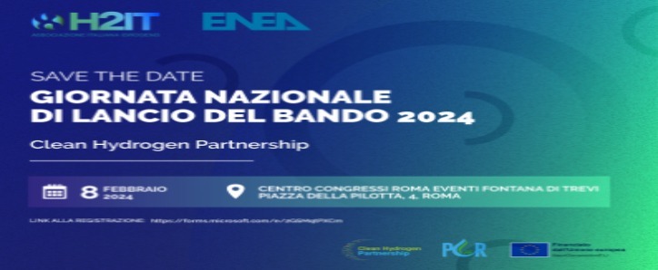 Clean Hydrogen Partnership, Giornata Nazionale di Lancio del Bando 2024