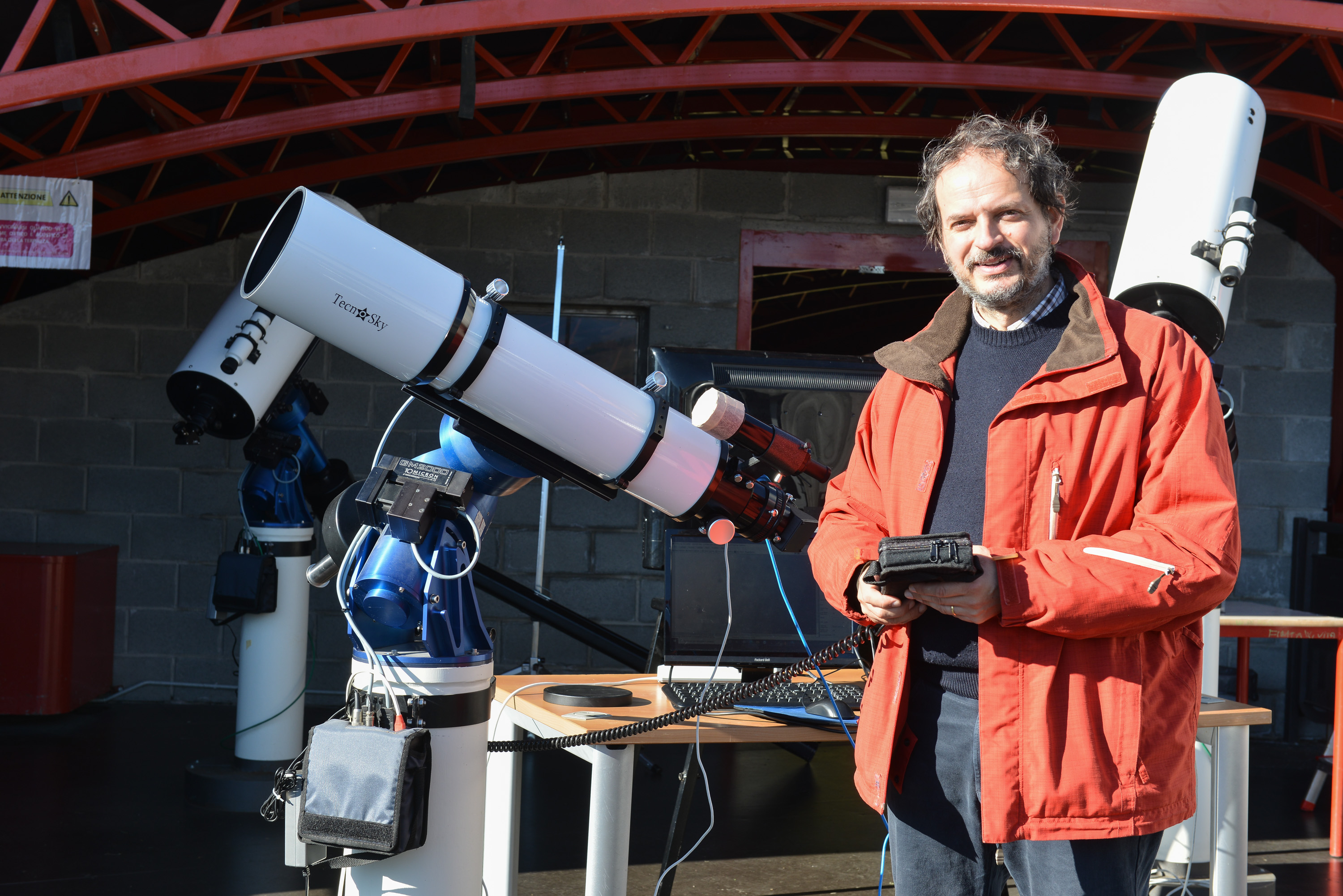 Il telescopio rifrattore acromatico da 152 mm di apertura f/5,9. Foto di Paolo Rey (Archivio Regione autonoma Valle d'Aosta) #valledaostaeuropa