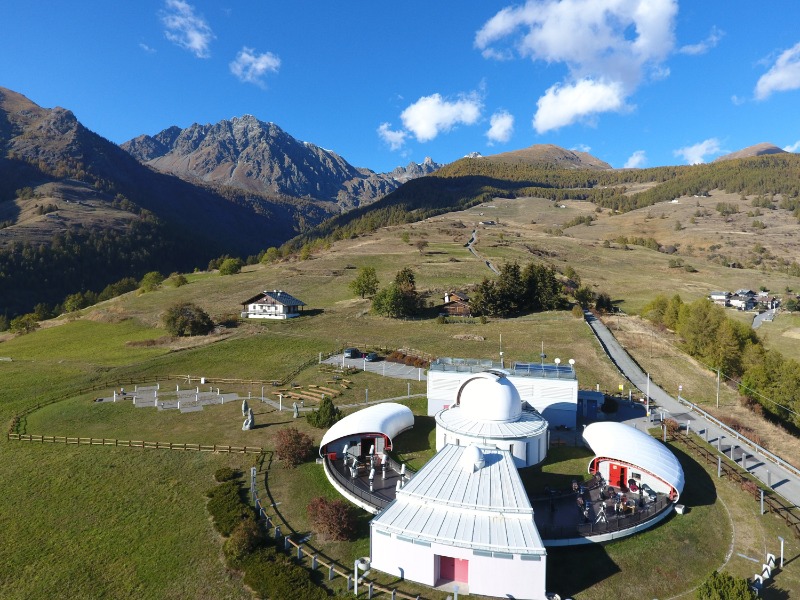 L'Osservatorio di Lignan visto dall'alto