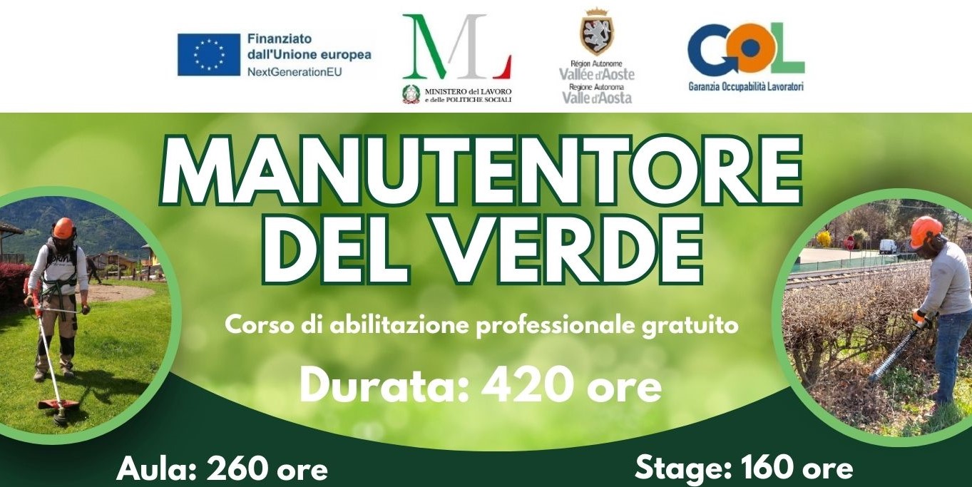 Corso manutentore del verde 2025