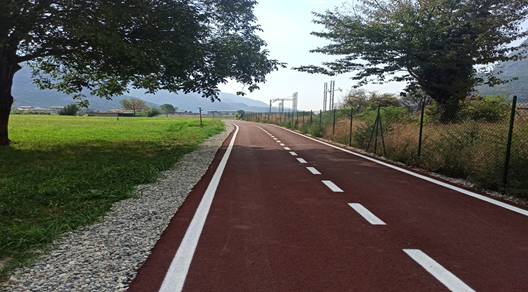 Inaugurazione della nuova pista ciclabile tra Pont-Saint-Martin e Donnas