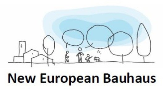 Logo del nuovo Bauhaus che ritrae un disegno infantile