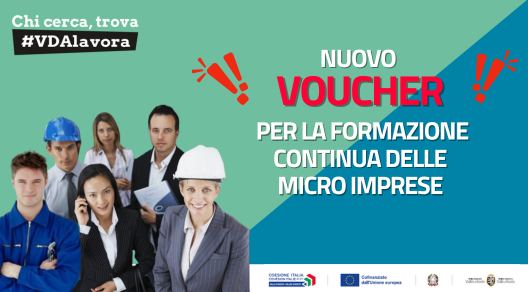 Avviso pubblico 'Assegnazione voucher formativi a favore di micro imprese' – Formazione continua