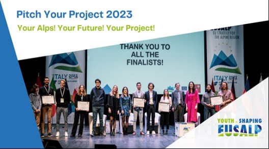 PITCH YOUR PROJECT 2023: aperto il concorso per progetti giovanili sullo sviluppo sostenibile della Regione alpina EUSALP
